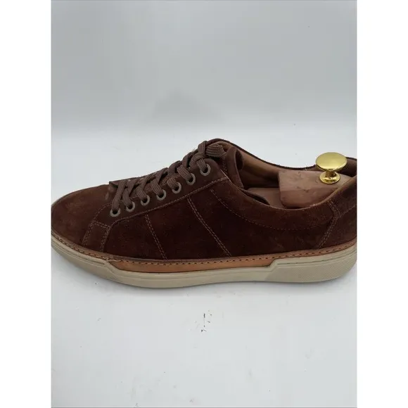 Allen Edmonds Porter City Men's Brown Suede Casual Derby Sneakers 10 D