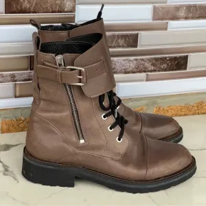 ALLSAINTS Daria Cuffed Combat Boot 39/8.5