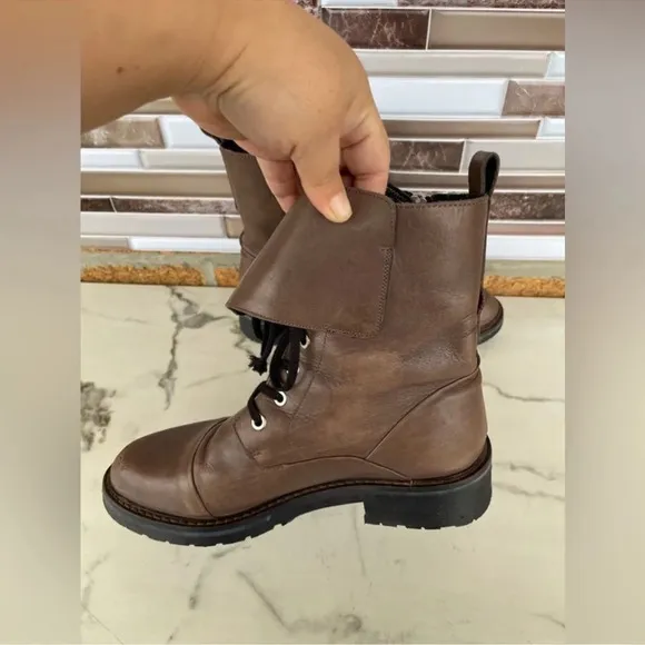 ALLSAINTS Daria Cuffed Combat Boot 39/8.5