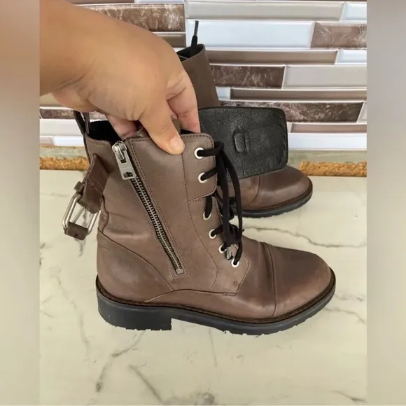 ALLSAINTS Daria Cuffed Combat Boot 39/8.5