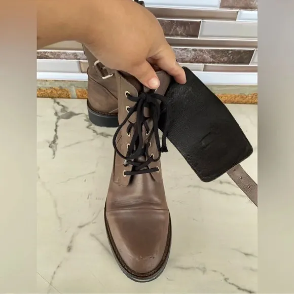 ALLSAINTS Daria Cuffed Combat Boot 39/8.5
