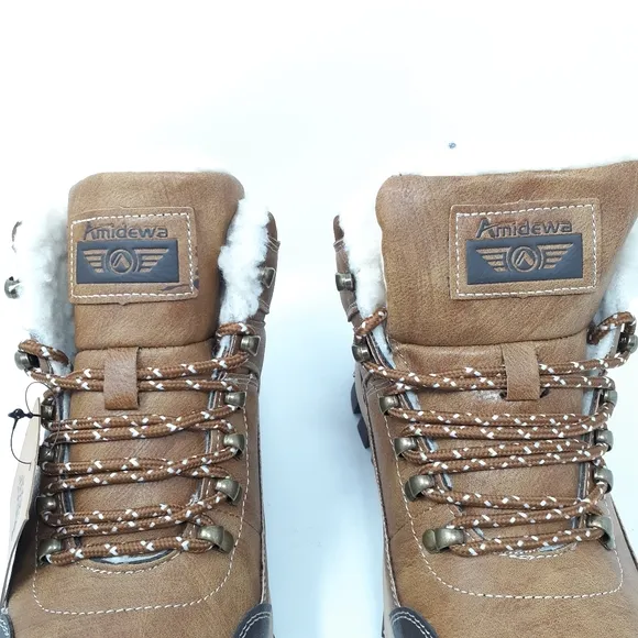 AMIDEWA Men's Cold Weather Hiking Boots