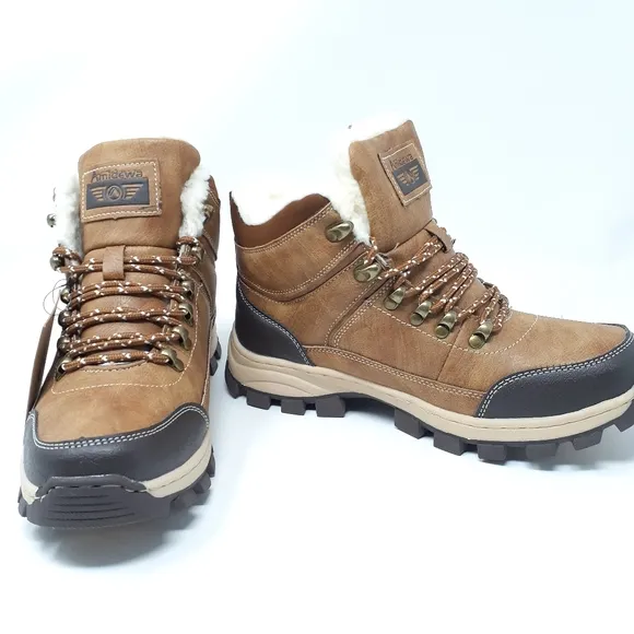 AMIDEWA Men's Cold Weather Hiking Boots