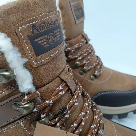 AMIDEWA Men's Cold Weather Hiking Boots