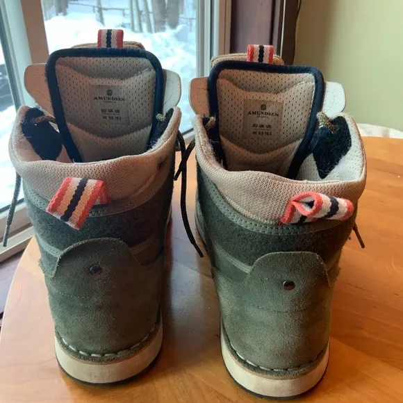 Amundsen Winter Mucks Low Cut Olive Suede 44 (US 10)