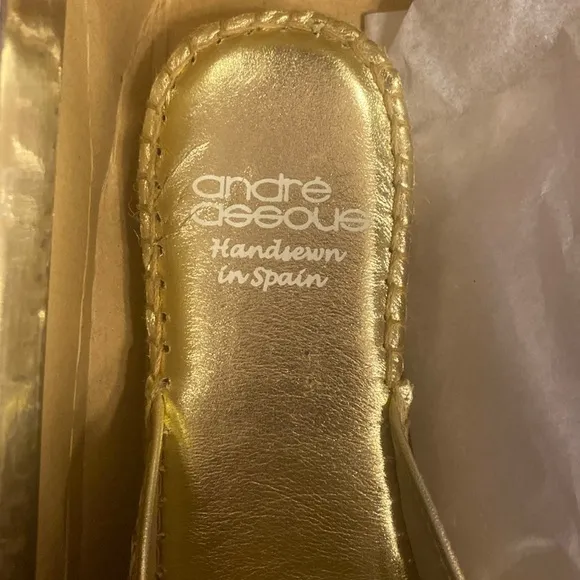 Andre Assous Gold Marsha Mules