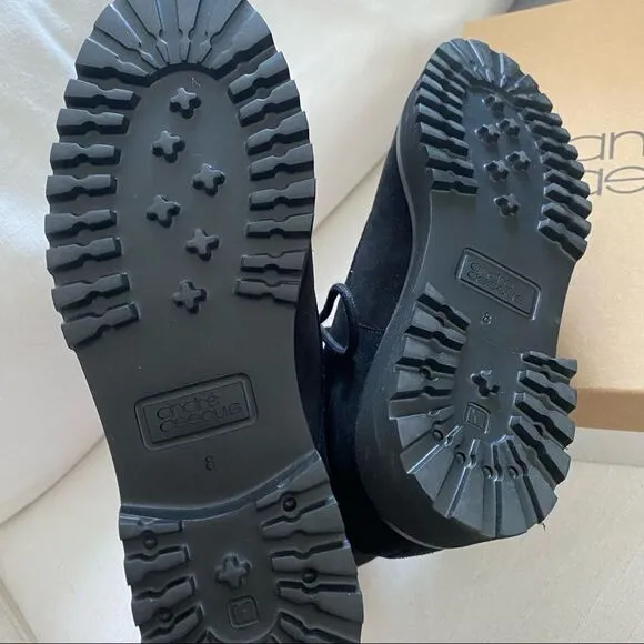 Andre Assous Water resist Suede Prisca Boots Black