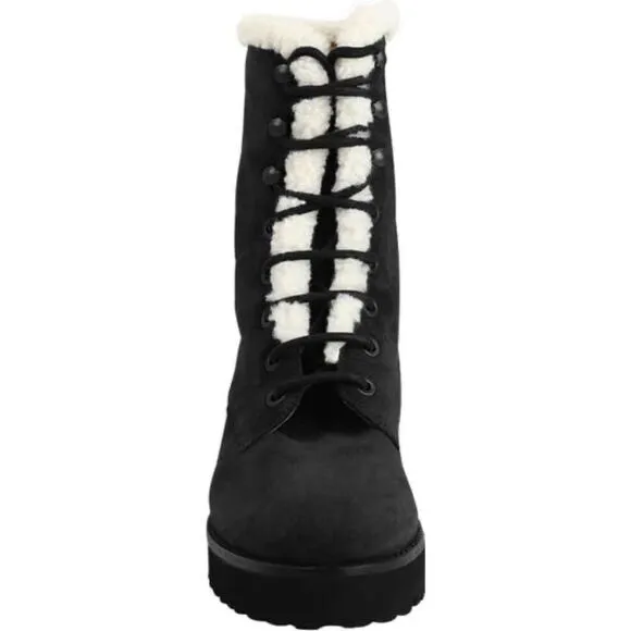 Andre Assous Water resist Suede Prisca Boots Black