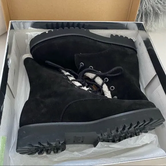 Andre Assous Water resist Suede Prisca Boots Black