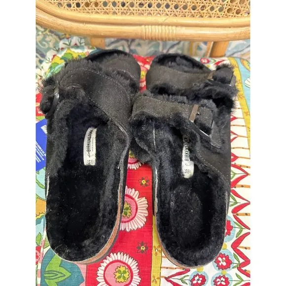 Anthropologie Birkenstock Arizona Shearling-Lined Sandals