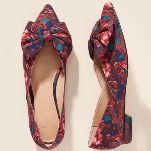 Anthropologie Bow City Flats
