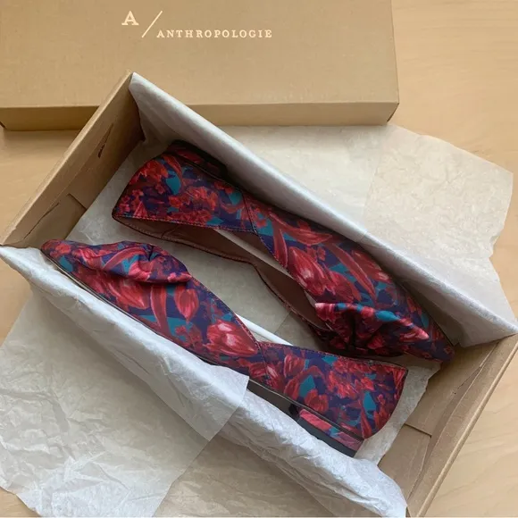 Anthropologie Bow City Flats