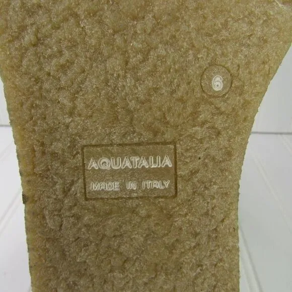 Aquatalia Wynter Suede &amp; Shearling Platform Boots