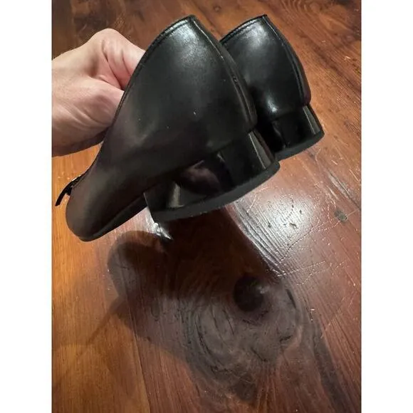 Ara Belinda Cap Toe Ballet Flats Black Women’s Size 6 Orig $170
