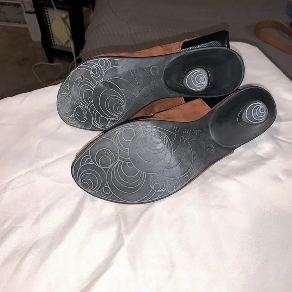 Arche Slingback Caged Sandal Nubuck Leather Sandals brown Women’s Size 6