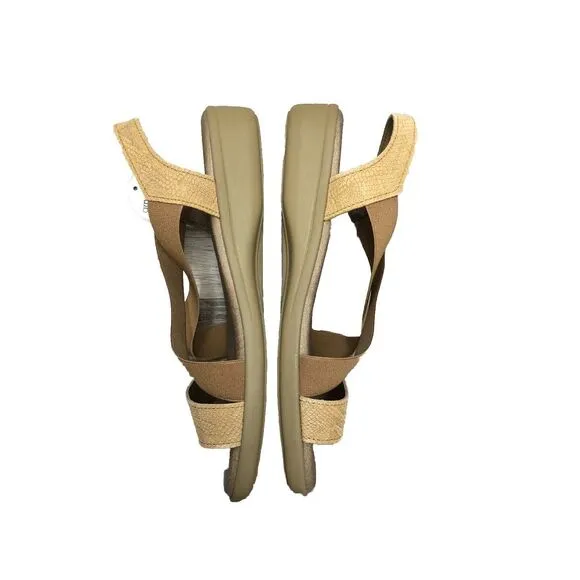 Arcopedico Monterey Sandals US 9 40 Made in Portugal Snake Biscuit NEW‎