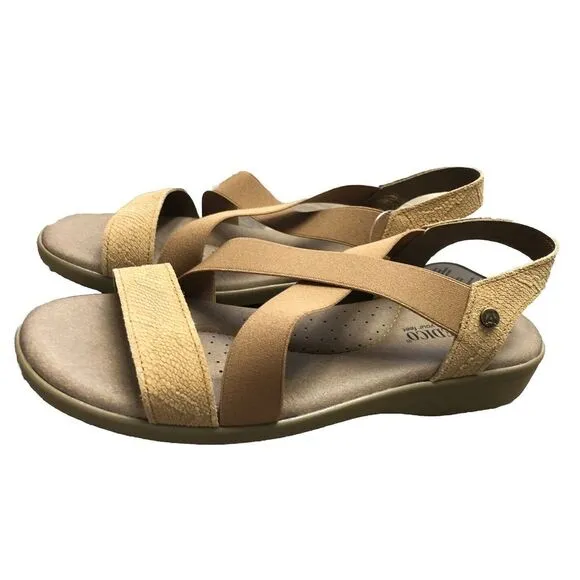 Arcopedico Monterey Sandals US 9 40 Made in Portugal Snake Biscuit NEW‎