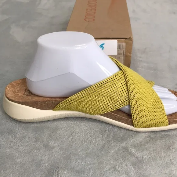 Arcopedico Pantanal Yellow Women’s Slip-On Sandals New  10-10.5