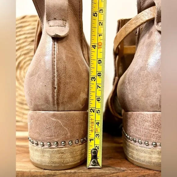 A.S.98 Maudie Patchwork Leather Sandals Size 37  Read Description!