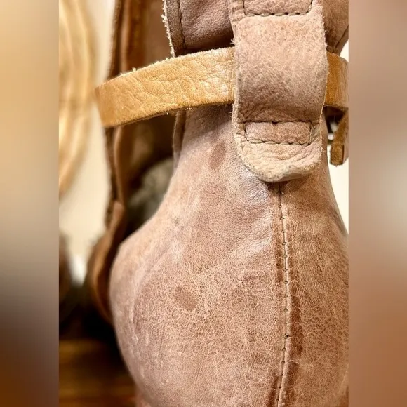 A.S.98 Maudie Patchwork Leather Sandals Size 37  Read Description!