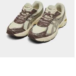 Asics Cream and Brown Sneakers