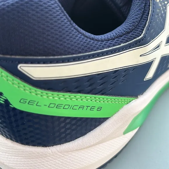 ASICS Navy and Green Sneakers
