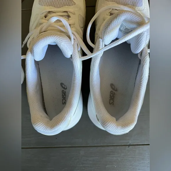 Asics White Sneakers Size 8