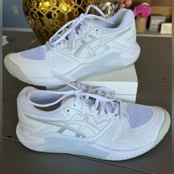 Asics White Sneakers Size 8