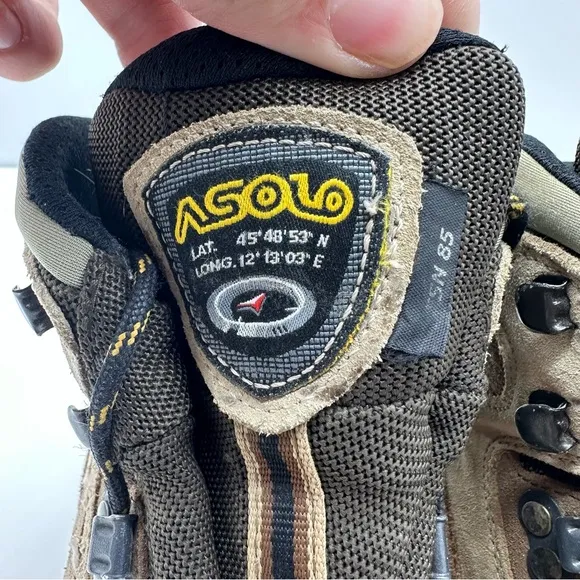 Asolo FSN 85 Mens 7.5 Hiking Boots Shoes Ankle Trekking Mountaineer Waterproof