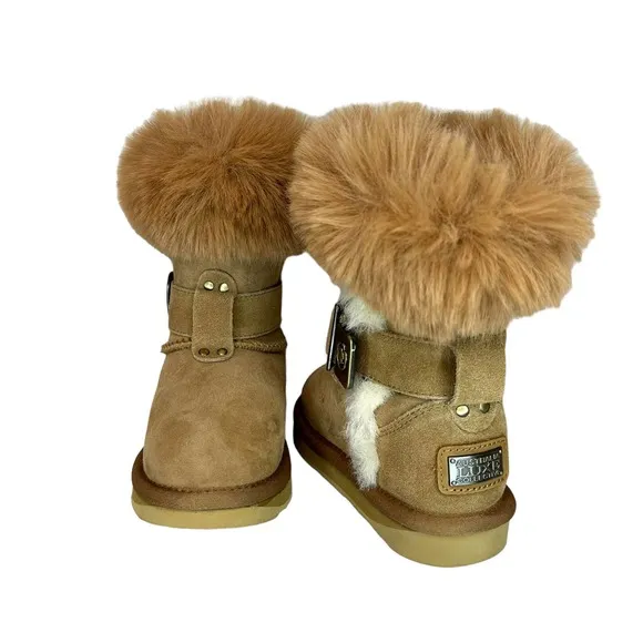 Australia Luxe Collective Girls NEW Shearling Boots Kids Size 10 MSRP $190