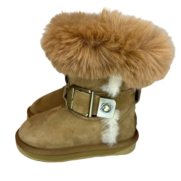 Australia Luxe Collective Girls NEW Shearling Boots Kids Size 10 MSRP $190