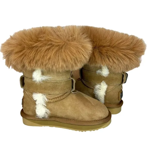 Australia Luxe Collective Girls NEW Shearling Boots Kids Size 10 MSRP $190
