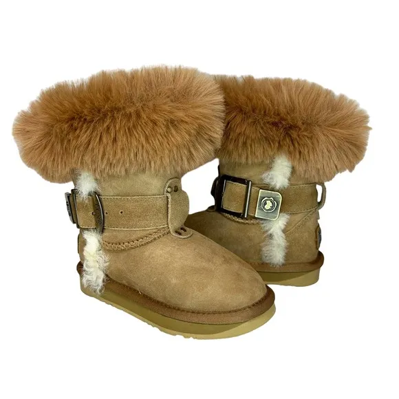 Australia Luxe Collective Girls NEW Shearling Boots Kids Size 10 MSRP $190