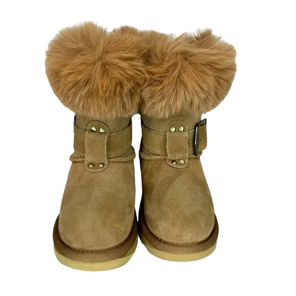 Australia Luxe Collective Girls NEW Shearling Boots Kids Size 10 MSRP $190