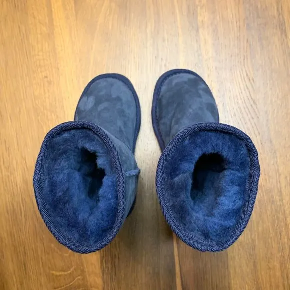 AUSTRALIAN Made UGG Boots 7-8 Unisex Toddler Boot NEW Blue Shearling Australia