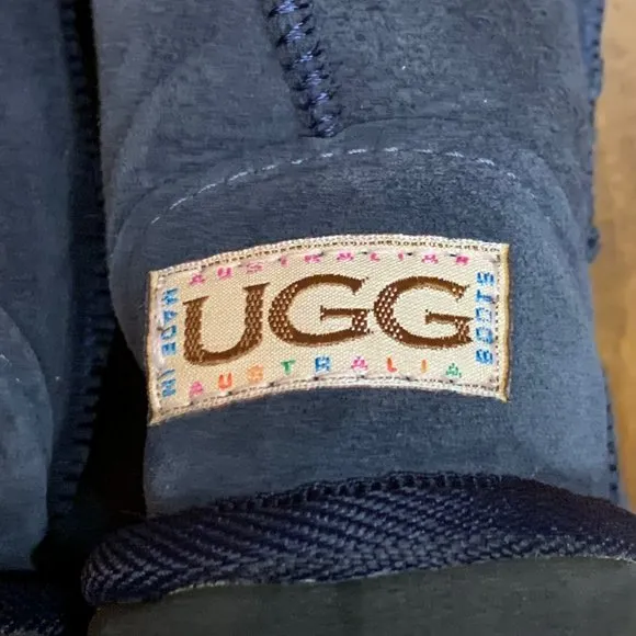 AUSTRALIAN Made UGG Boots 7-8 Unisex Toddler Boot NEW Blue Shearling Australia