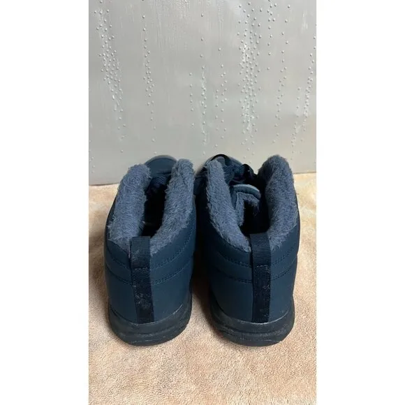 Azooken Blue Winter Trekking Snow Hiking Sport Faux Fur Boots Mens sz45