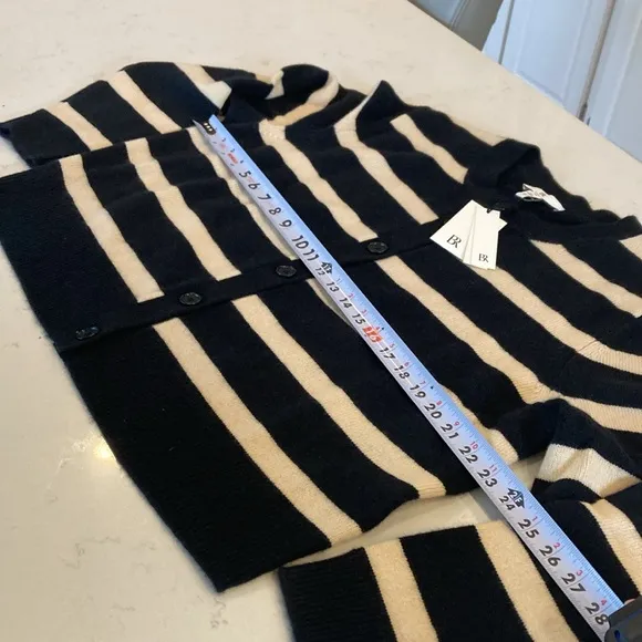 Banana Republic SET Square Neck Sweater Tank   Relaxed Cashmere Cardigan Striped