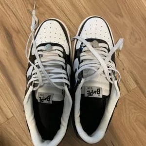 Bape Black and White Sneakers