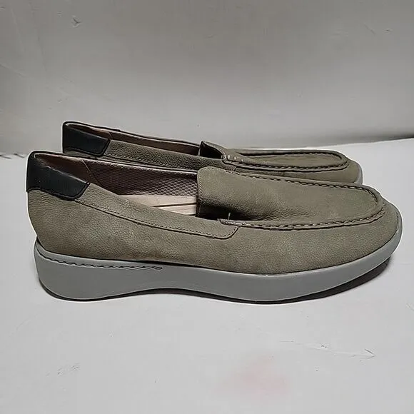 BARETRAPS Rebound Tech Brogan  Slip On Loafers Olive Green size 10.5 M Shoes