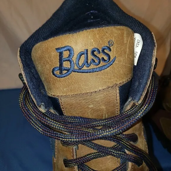BASS Men's Lace-up Hiking Boots, Size 10.5, Brown