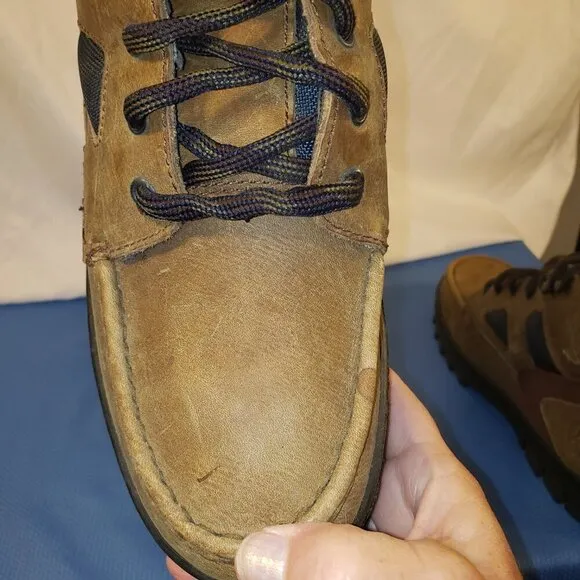 BASS Men's Lace-up Hiking Boots, Size 10.5, Brown
