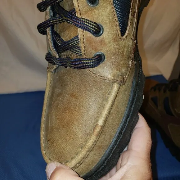 BASS Men's Lace-up Hiking Boots, Size 10.5, Brown