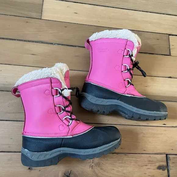 Bearpaw Kelly Pink Shearling slimed Snow Boots