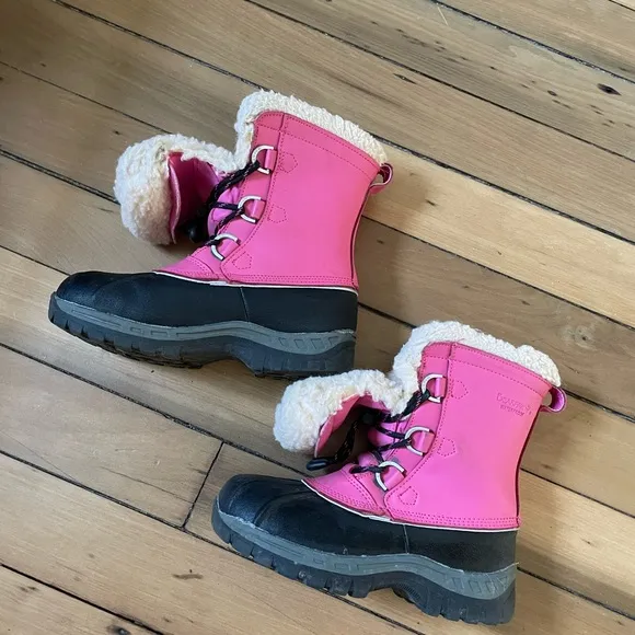 Bearpaw Kelly Pink Shearling slimed Snow Boots