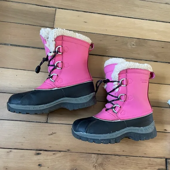 Bearpaw Kelly Pink Shearling slimed Snow Boots