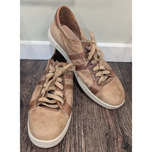 Bed Stu Lighthouse Tan Leather Retro Sneakers Size 11.5