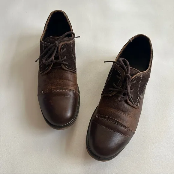 Bed Stu Repeal Mens Greenland Lace Up Loafers Brown 11