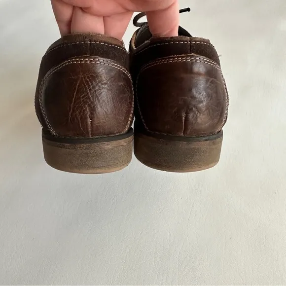 Bed Stu Repeal Mens Greenland Lace Up Loafers Brown 11