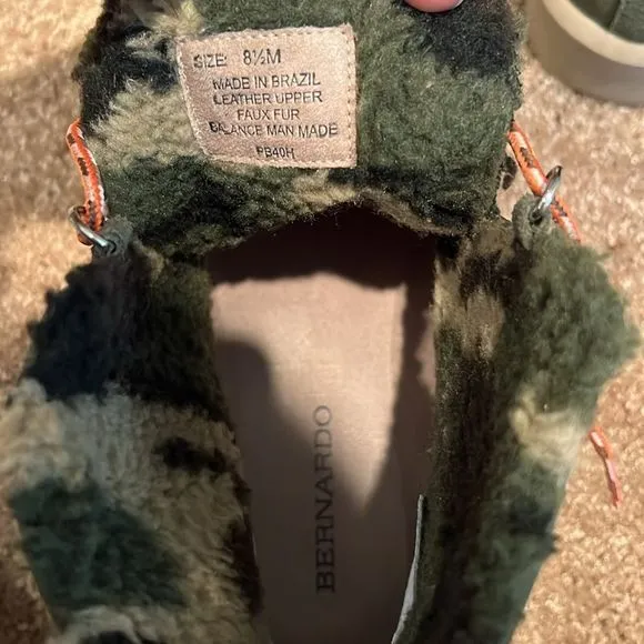 Bernardo Women’s Dana Boots green/camo